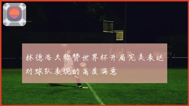 林德洛夫称赞世界杯开局完美表达对球队表现的高度满意